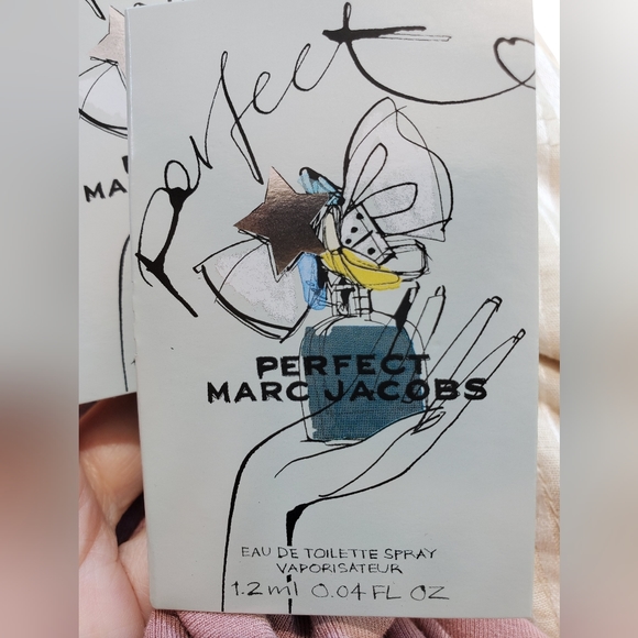 Marc Jacobs Perfect Eau De Toilette Spray Perfume x 2 Travel Sample NEW - Picture 2 of 4